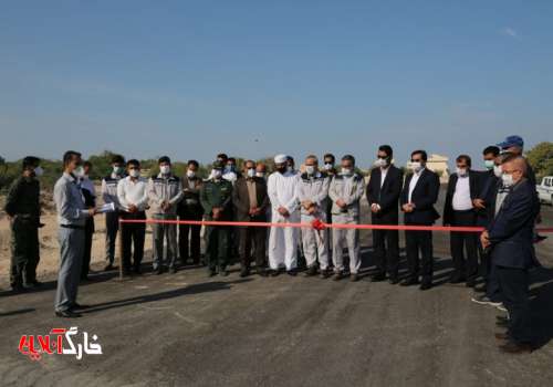 افتتاح جاده دسترسی حدفاصل کوی فرهنگیان تا انتهای باند فرودگاه