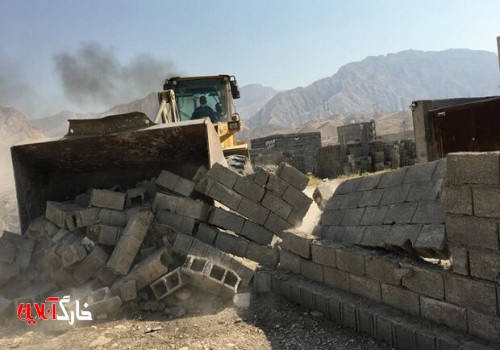۱۶ هزار متر مربع از اراضی ملی در شهرستان کنگان رفع تصرف شد