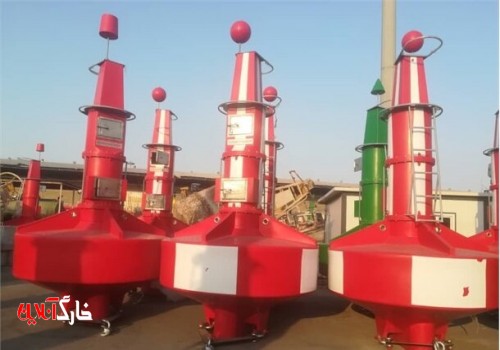 ۵۵ بویه تولید داخل در آب‌راه‌های بنادر بوشهر نصب می‌شود