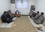 دیدار فرمانده پدافندهوایی ارتش خارگ با امام جمعه به مناسبت 9 دی ماه