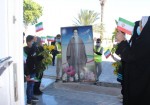 مراسم نمادین ورود امام خمینی(ره) در خارگ برگزار شد