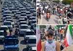 راهپیمایی خودرویی و موتوری در بوشهر برگزار شد