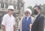بازدید امام جمعه و بخشدار ویژه خارگ از مولد برق 10 مگا واتی جدید خارگ