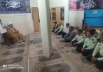 حضور امام جمعه جزیره خارگ در بین پرسنل نیروی انتظامی و تشکر از فرماندهی و پرسنل زحمتکش حافظان امنیت