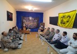 جمعی از فرماندهان و کارکنان گروه پدافند هوایی شهید هادی پور خارگ با امام جمعه جزیره خارگ دیدار کردند