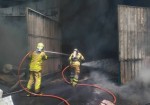 آتش‌سوزی انبار کالا در دیلم مهار شد
