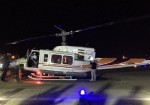 عملیات شبانه اعزام بالگرد برای نجات بیمار بدحال خارگی انجام شد