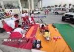 مانور پاسخ هلال احمر به زلزله ۶ ریشتری در بوشهر برگزار شد