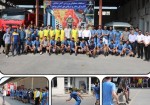 مسابقات عملیاتی ورزشی آتش نشانان در بندر بوشهر برگزار شد