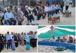 افتتاح و کلنگ‌زنی ۳ طرح پرورش ماهی در تنگستان