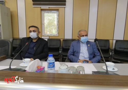 سفر کاری ریاست ستاد بازسازی عتبات عالیات استان بوشهر به جزیره خارگ + تصویر