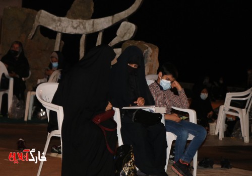 مراسم احیا شب بیست و یکم ماه رمضان در جزیره خارگ برگزار شد + تصویر