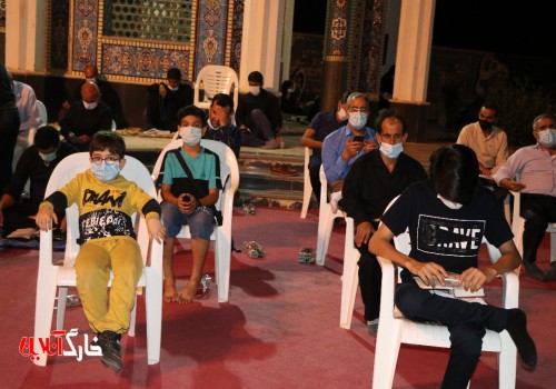 آیین احیای شب بیست و سوم ماه مبارک رمضان درجزیره خارگ برگزار شد