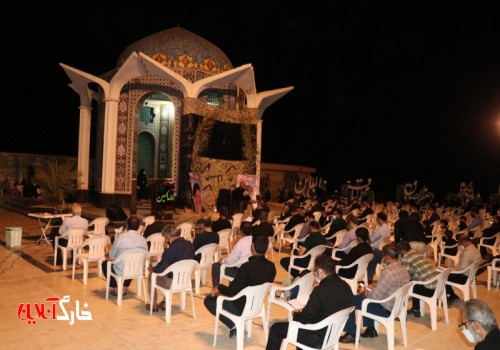 ویژه برنامه اربعین حسینی در جزیره خارگ برگزار شد