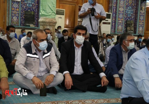 عبدالکریم جمیری نماینده مردم شریف بوشهر، گناوه، دیلم و خارگ در یک سفر کاری سه روزه وارد خارگ شد