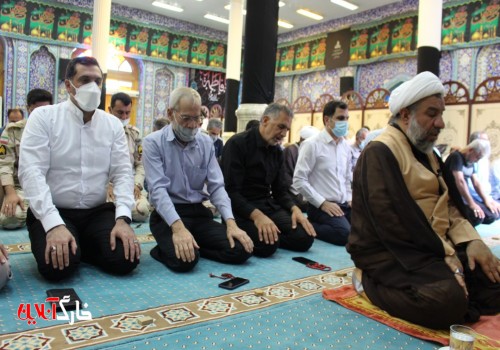 شرکت در نماز جمعه به مناسبت هفته دولت + گزارش تصویری